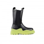 ANATOMIC NICOLAS Γυναικείο Μποτάκι 1703-966-black-light green