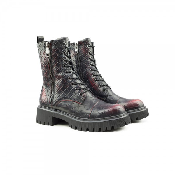 LOVEBERRY COMBAT BOOT GA J2163B-F1957 BLACK