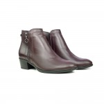 ANATOMIC NICOLAS ANKLE BOOTS δερμάτινο μποτάκι 301 bordo ANATOMIC NICOLAS ANKLE BOOTS δερμάτινο μποτάκι 301 bordo