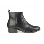 BREESTOW Γυναικεία δερμάτινα μποτάκια 83-8016 black