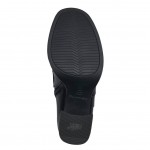 TAMARIS γυναικεία δερμάτινα μποτάκια 1-1-25358-41-001 BLACK