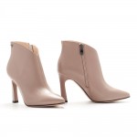 LEATHER ANKLE BOOT V1969 AM Q04-06B TAUPE LEATHER ANKLE BOOT V1969 AM Q04-06B TAUPE