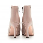 LEATHER ANKLE BOOT V1969 AM Q04-06B TAUPE LEATHER ANKLE BOOT V1969 AM Q04-06B TAUPE