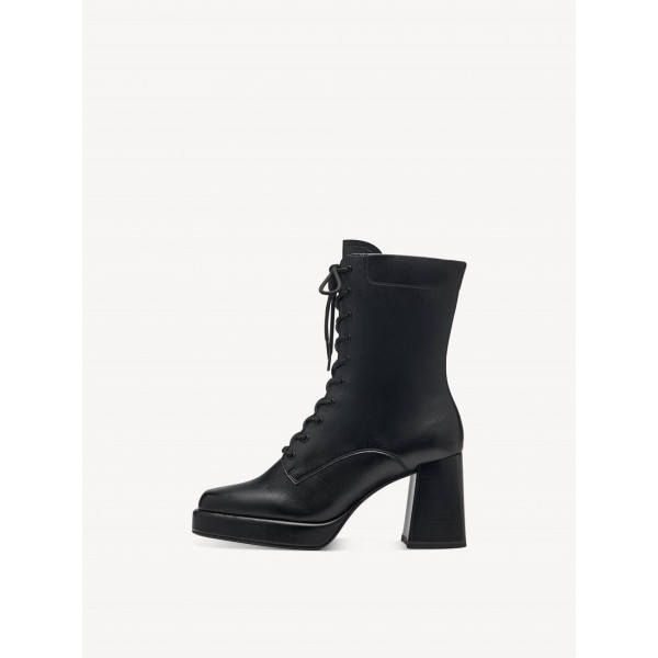 TAMARIS γυναικεία μποτάκια 1-1-25111-41-001 BLACK