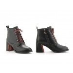 HIGH HEEL LACE-UP ANKLE BOOT LOVEBERRY GA DA2288-81017 BLACK