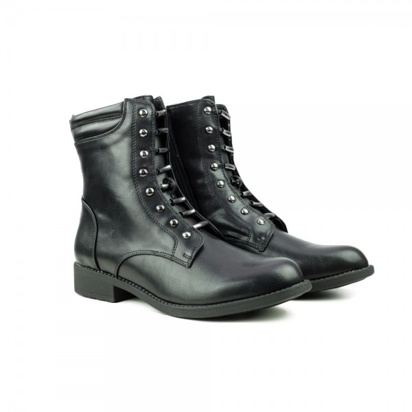 ENVIE COMBAT BOOTIES V57-14208-34 Black