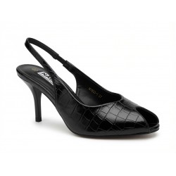 ANATOMIC NICOLAS Chocolate Peep Toe Sling Back