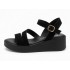 STEPICO LEATHER FLATFORMS 26135-34 BLACK