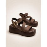 STEPICO LEATHER FLATFORMS 26135-36 brown