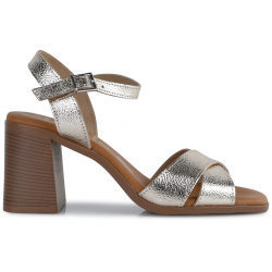 Oh My Sandals Δερμάτινο πέδιλο 5620 duna champan