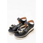 Oh My Sandals Γυναικείο Δερμάτινο Σανδάλι Tiziana  5974 DOYA NEGRO