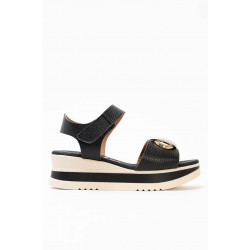 Oh My Sandals Γυναικείο Δερμάτινο Σανδάλι Tiziana  5974 DOYA NEGRO