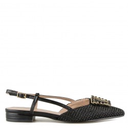 ANATOMIC NICOLAS POINTY FLAT PUMPS F02-12005-34 BLACK