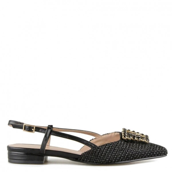 ANATOMIC NICOLAS POINTY FLAT PUMPS F02-12005-34 BLACK