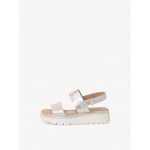 TAMARIS Comfort Γυναικεία δερμάτινα πέδιλα 8-8-58705-20-949 CLOUDY GOLD