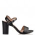 ENVIE BLOCK HEEL SANDALS V37-13284-34 ΜΑΥΡΟ