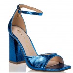 ENVIE BLOCK HEEL SANDALS E42-17159-38 ΜΠΛΕ