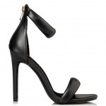 ENVIE STILETTO SANDALS V28-15028-34 ΜΑΥΡΟ
