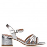 ENVIE BLOCK HEEL SANDALS V37-17058-21 Ασημί