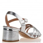 ENVIE BLOCK HEEL SANDALS V37-17058-21 Ασημί
