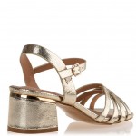 ENVIE BLOCK HEEL SANDALS V37-17058-59 GOLD