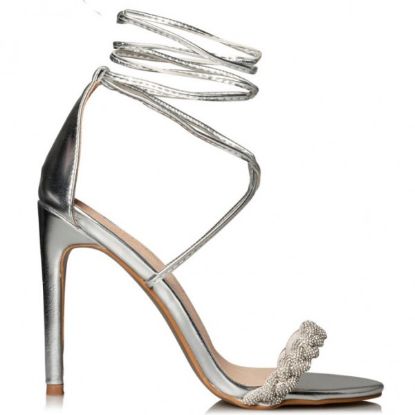 ENVIE STILETTO SANDALS V45-15351-21 ΑΣΗΜΙ