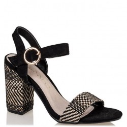 ENVIE BLOCK HEEL SANDALS V65-13325-34 black