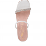 TAMARIS MULES  1-1-27202-28-180 WHITE CRYSTAL