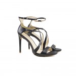 CHEVALIER SQUARE HIGH HEEL SANDAL CF 48.004 BLACK