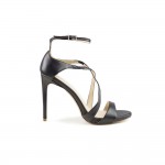 CHEVALIER SQUARE HIGH HEEL SANDAL CF 48.004 BLACK