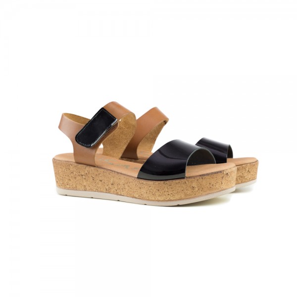 Oh My Sandals Γυναικεία Δερμάτινα Πέδιλα 3877