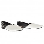 Γυναικεία mules JOY'S NEW YORK 292606 BLACK/WHITE