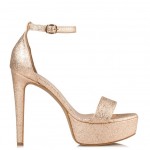 PLATFORM HIGH HEEL SANDALS E02-09110-59 Gold