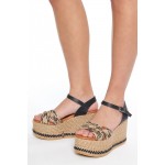 Oh My Sandals Γυναικεία Πέδιλα 5082 TRENZA NEGRO CB