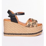 Oh My Sandals Γυναικεία Πέδιλα 5082 TRENZA NEGRO CB