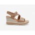 Oh My Sandals Δερμάτινη πλατφόρμα 6002 DOYA TAUPE Oh My Sandals Δερμάτινη πλατφόρμα 6002 DOYA TAUPE