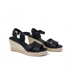 Oh My Sandals Γυναικείο δερμάτινο πέδιλο 5480 DOYA NEGRO