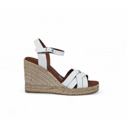Oh My Sandals Γυναικείο δερμάτινο πέδιλο 5486 DOYA BLANCO
