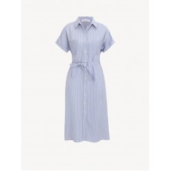Tamaris AOMORI striped half sleeve shirt dress TAW0145 53117 Arctic Ice/Bright White Striped