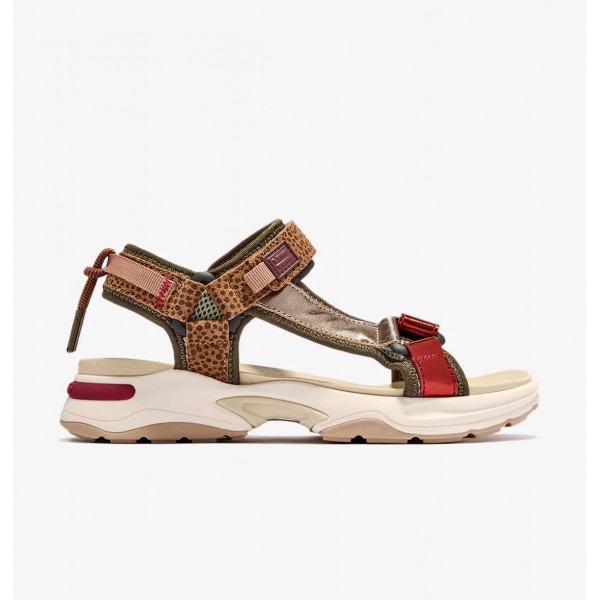 D.FRANKLIN SNEAKERS SANDAL Print Burgundy DFSH406006-BURG-36