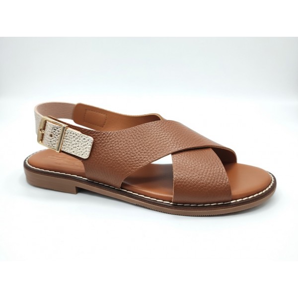 Oh My Sandals Γυναικείο σανδάλι 5831 roble combi Oh My Sandals Γυναικείο σανδάλι 5831 roble combi