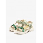 D.FRANKLIN SNEAKERS SANDAL STRIPS GREEN FSH406003-GREEN
