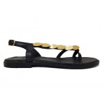 FLAT SANDALS ALESSADRA PAGGIOTI 97666 BLACK