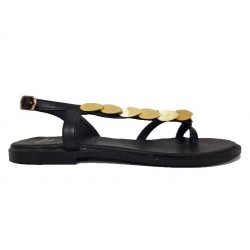 FLAT SANDALS ALESSADRA PAGGIOTI 97666 BLACK