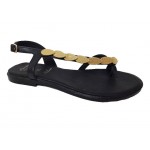 FLAT SANDALS ALESSADRA PAGGIOTI 97666 BLACK