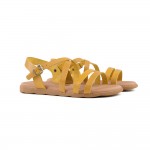 Oh My Sandals Γυναικεία Δερμάτινα Πέδιλα 4200