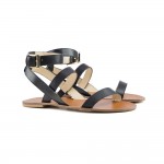 CHEVALIER  FLAT SANDAL CF 34.013 BLACK