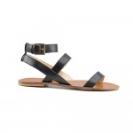 CHEVALIER  FLAT SANDAL CF 34.013 BLACK