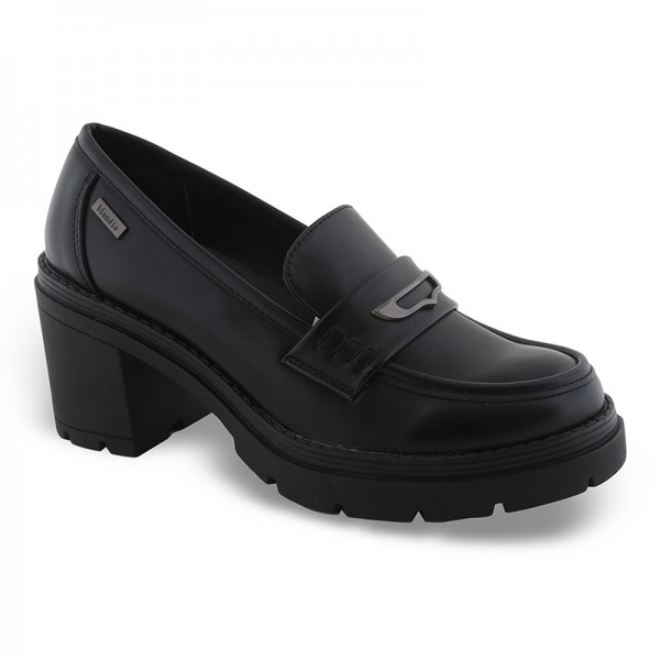 ZAK PLATFORM HEEL LOAFERS SD57063-34 black