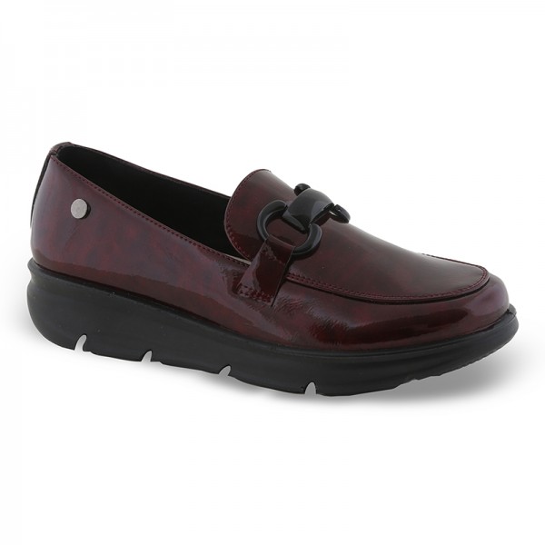 ZAK SHOES LOAFERS SD65109-34 BORDO PATEN